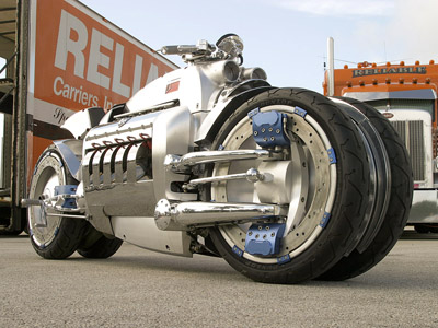 dodge tomahawk Top 10 Futuristic Concept Bike Designs