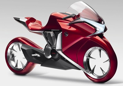 honda v4 concept1 Top 10 Futuristic Concept Bike Designs