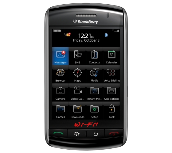 blackberry storm wi fi Top 10 Mobiles 2010