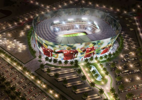 qatar 2022 1 93JbJ 69 Qatar Unveils 5 Solar Stadiums for 2022 World Cup  