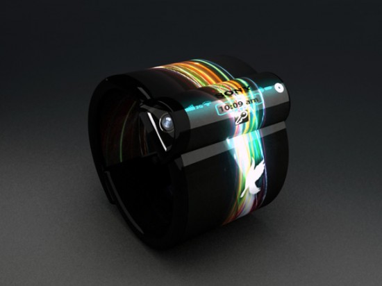 nextep4 550x412 Sony Unveils Futuristic Concept Computer Bracelet