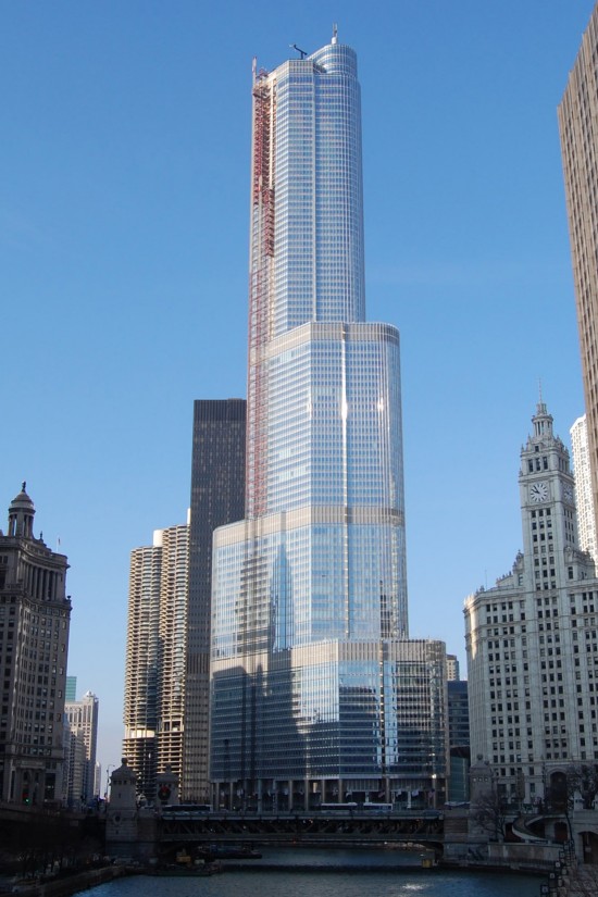 Trump International Hotel and Tower also known as Trump Tower Chicago and 