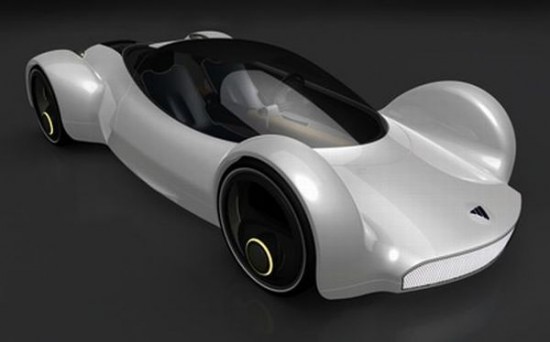 fastest electric car 550x342 Electric Concept Car Offers Speed of an Aircraft With Zero Emissions