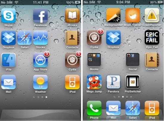 Ipod Touch Black Screen. and iPod Touch Springboard