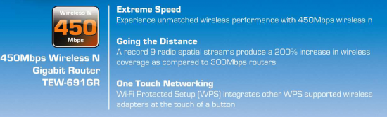 specs 550x167 Worlds First 450Mbps Router
