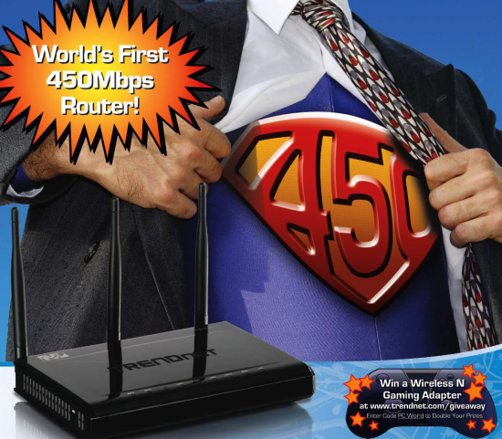 thumb 550x481 Worlds First 450Mbps Router