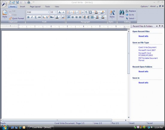 Corel Write2 550x434 Top 10 Word Processing Software