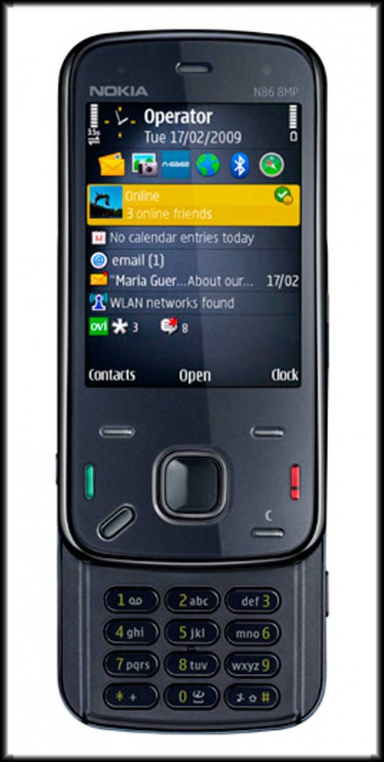 Nokia N86 8MP indigo Picture Release 550x1090 Top 10 Nokia mobiles