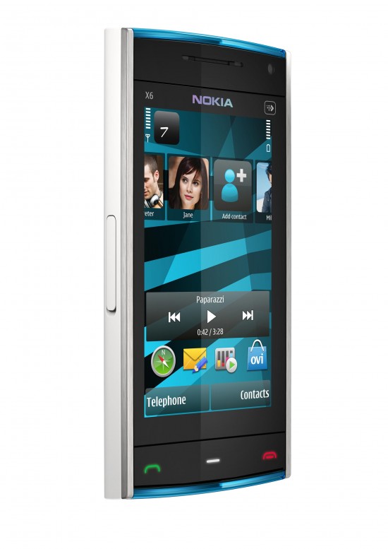 Nokia X6 White Mobile 550x777 Top 10 Nokia mobiles