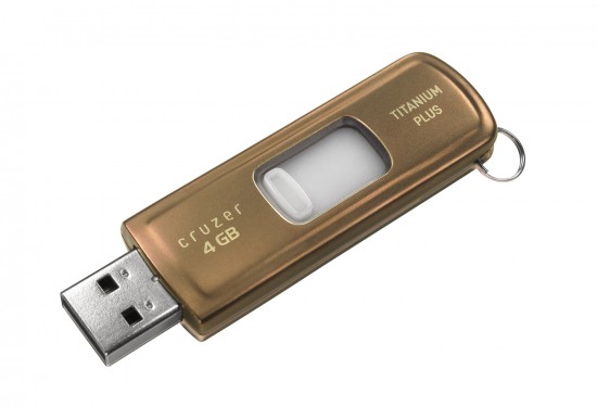 sandisk cruzer titanium plus hires 550x374 Top 10 USB Flash Drives