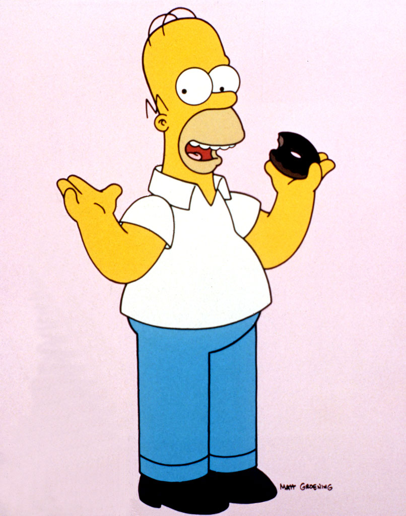 Homerdonut 550x698 Top 10 Cartoon Characters