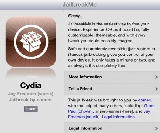 JailbreakMe 3.0 Using JailbreakMe 3.0 to Jailbreak iPad 2 Untethered