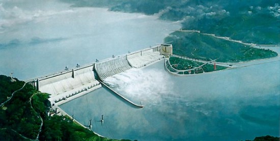 Three Gorges Dam1 550x277 Top Ten Most Expensive Constructions