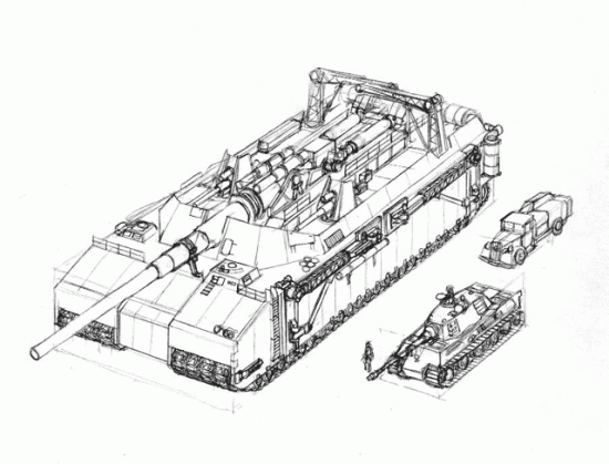 Landkreuzer P. 1500 Monster 550x419 The Nazis Greatest Inventions