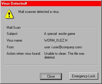 The Klez Virus Top 10 Worst Viruses