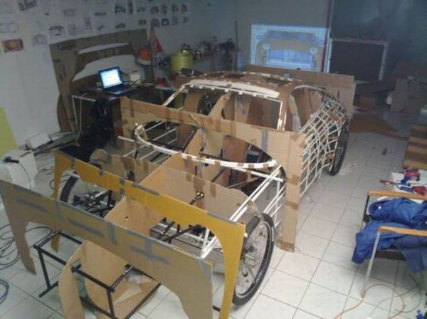a78112d08d37a699b0e2d0e5ca685fab Guy Makes Porsche Car Out of Bicycle
