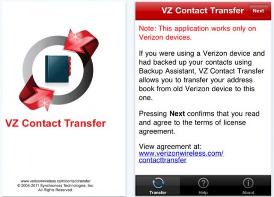 Transfer Contacts From Old Phone To New Version Iphone With Vz Contact Transfer Realitypod