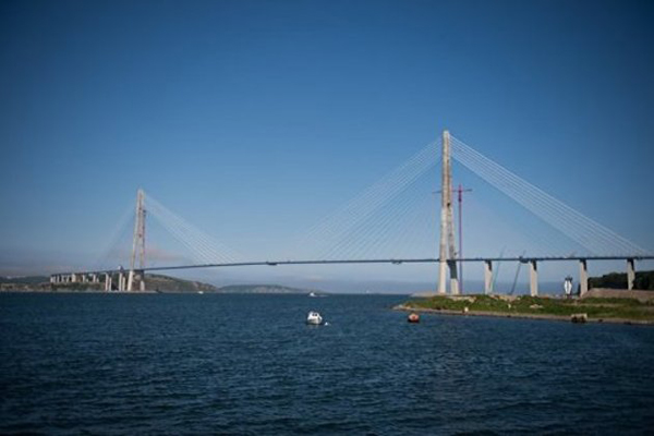 Russky Bridge, Russia.