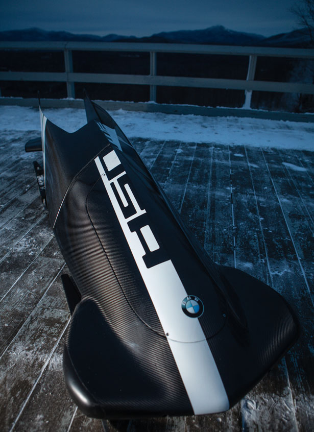 BMW unveils M2 2-Man Bobsled in Lakle Placid.