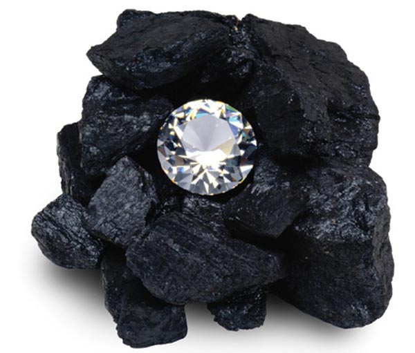 Diamonds Are Made from Coal