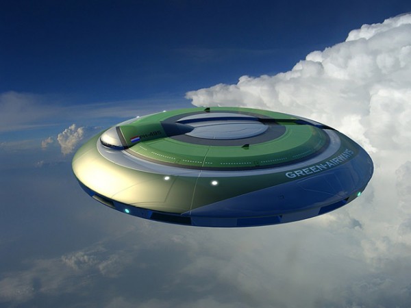 9.The Green-Airways Flying Saucer