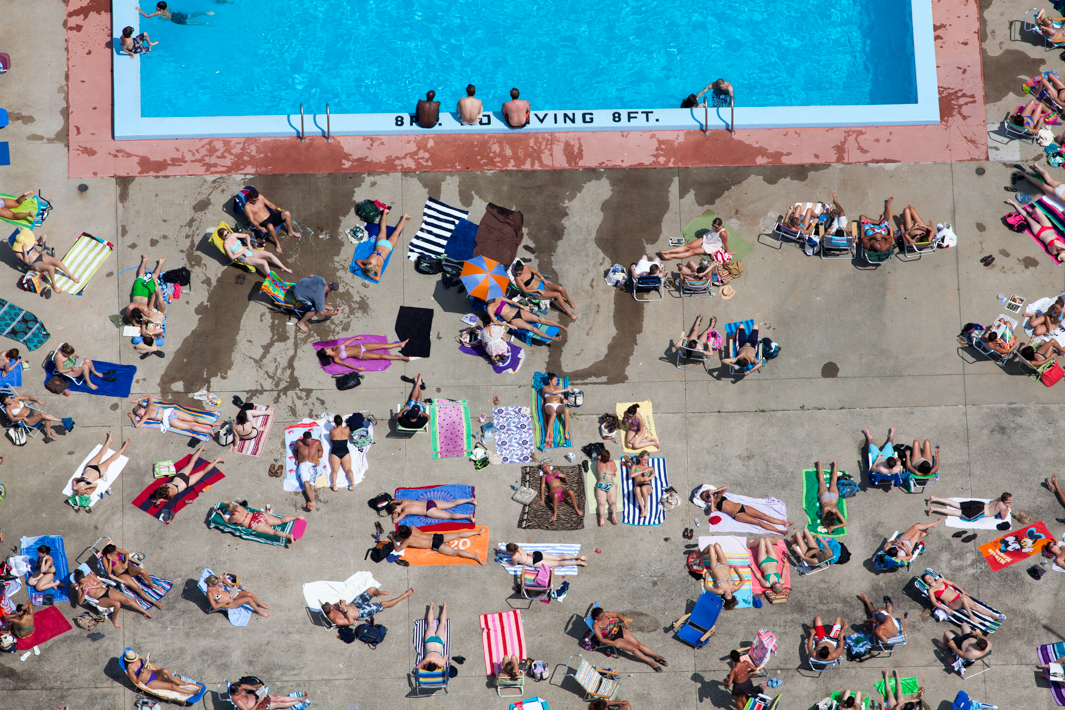 Poolside Tanning, East Boston, Mass., 2012.