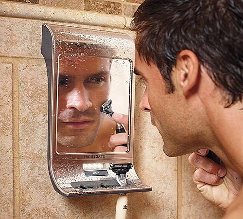 mirror in shower