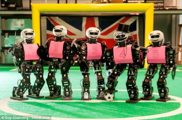 robocup football tournament 2014 UK robot team