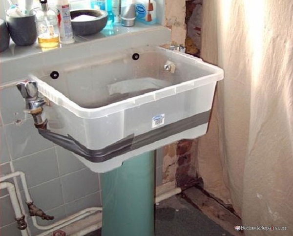 storage bin for a sink