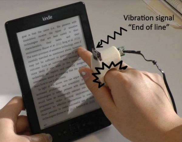 Finger Reader That Offers The Blind The Ability To Read 