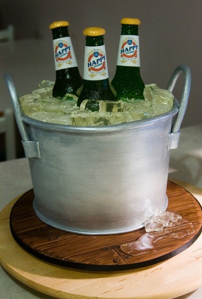 beer bucket cake1