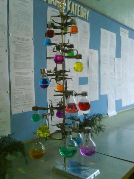 chemistry christmas tree