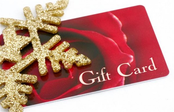 gift card for christmas