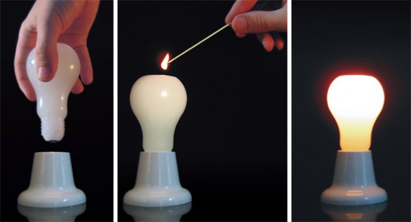 lightbulb candle