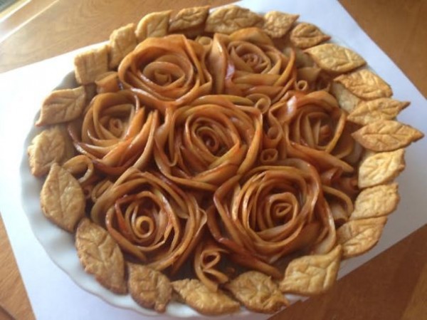 apple rose pie