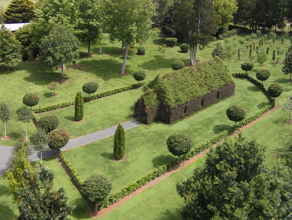 Man's Backyard Transformed Into A Beautiful Church Made From Plants ...