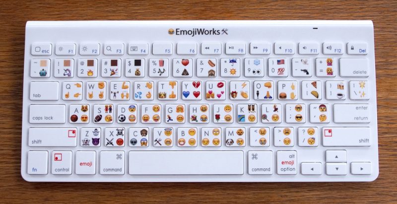 Physical Emoji Keyboard Featuring 120 Popular Symbols Can Be Yours For ...