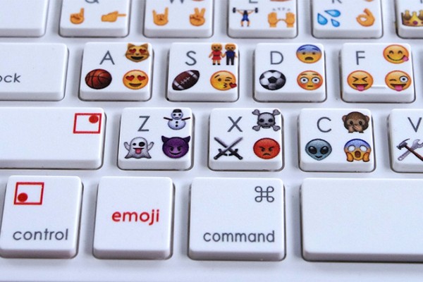 Physical Emoji Keyboard Featuring 120 Popular Symbols Can Be Yours For ...