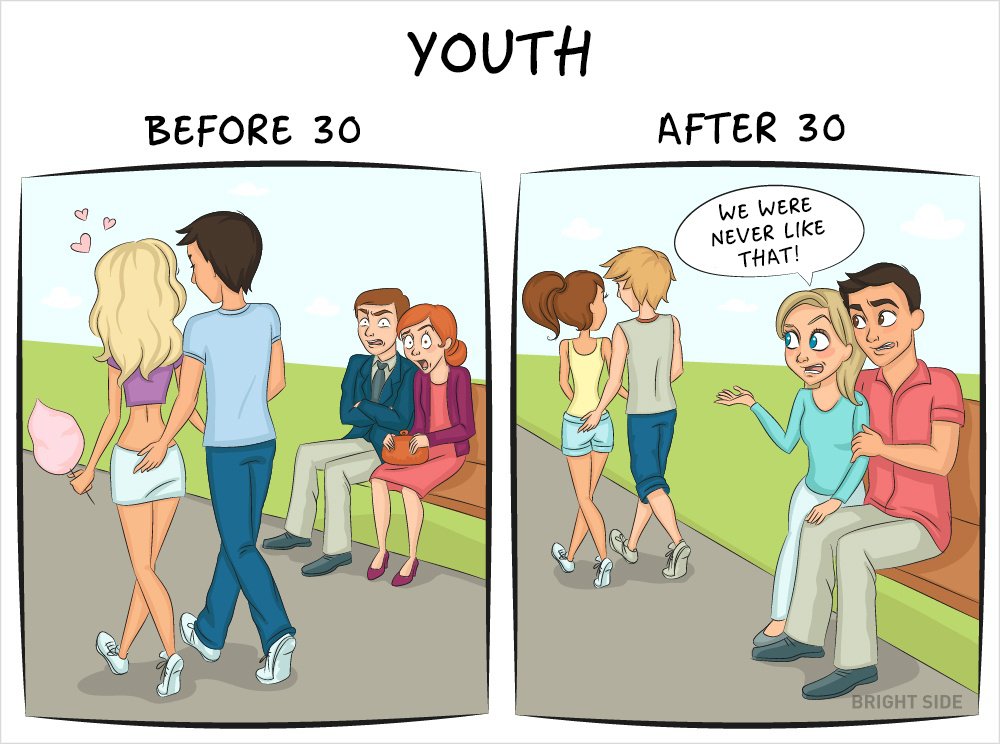 Hilarious Illustrations Perfectly Sum Up Life In Your 20s Vs 30s