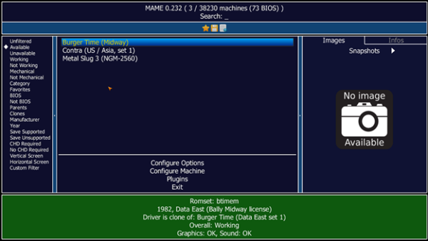 mame os x settings