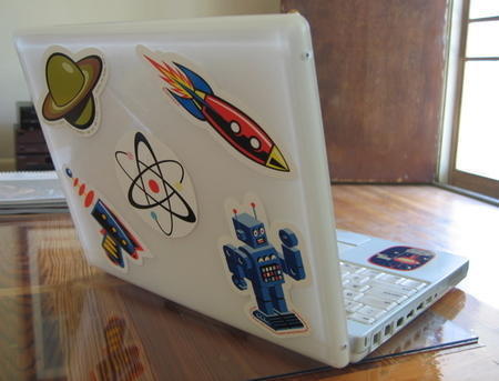 Stick in Laptop Sleeves, Skins and Stickers